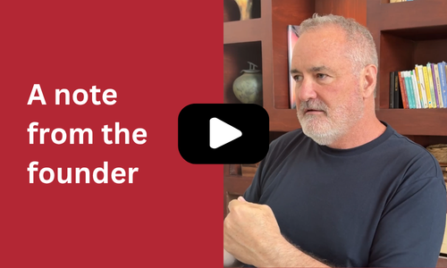 A note from the founder